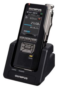 Olympus handset used for dictating